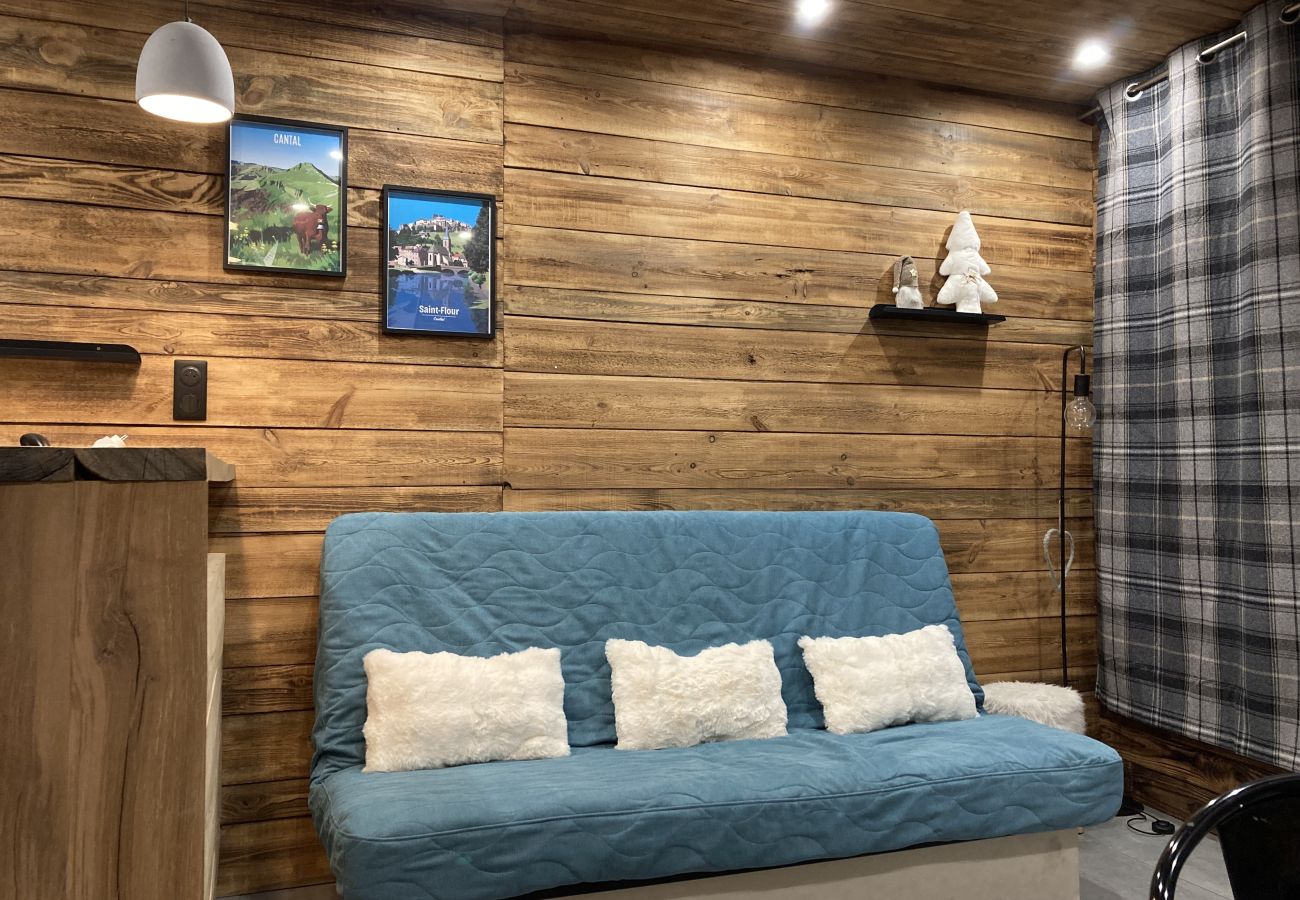 Studio in Le Lioran - Studio cosy dans la tour Sumene