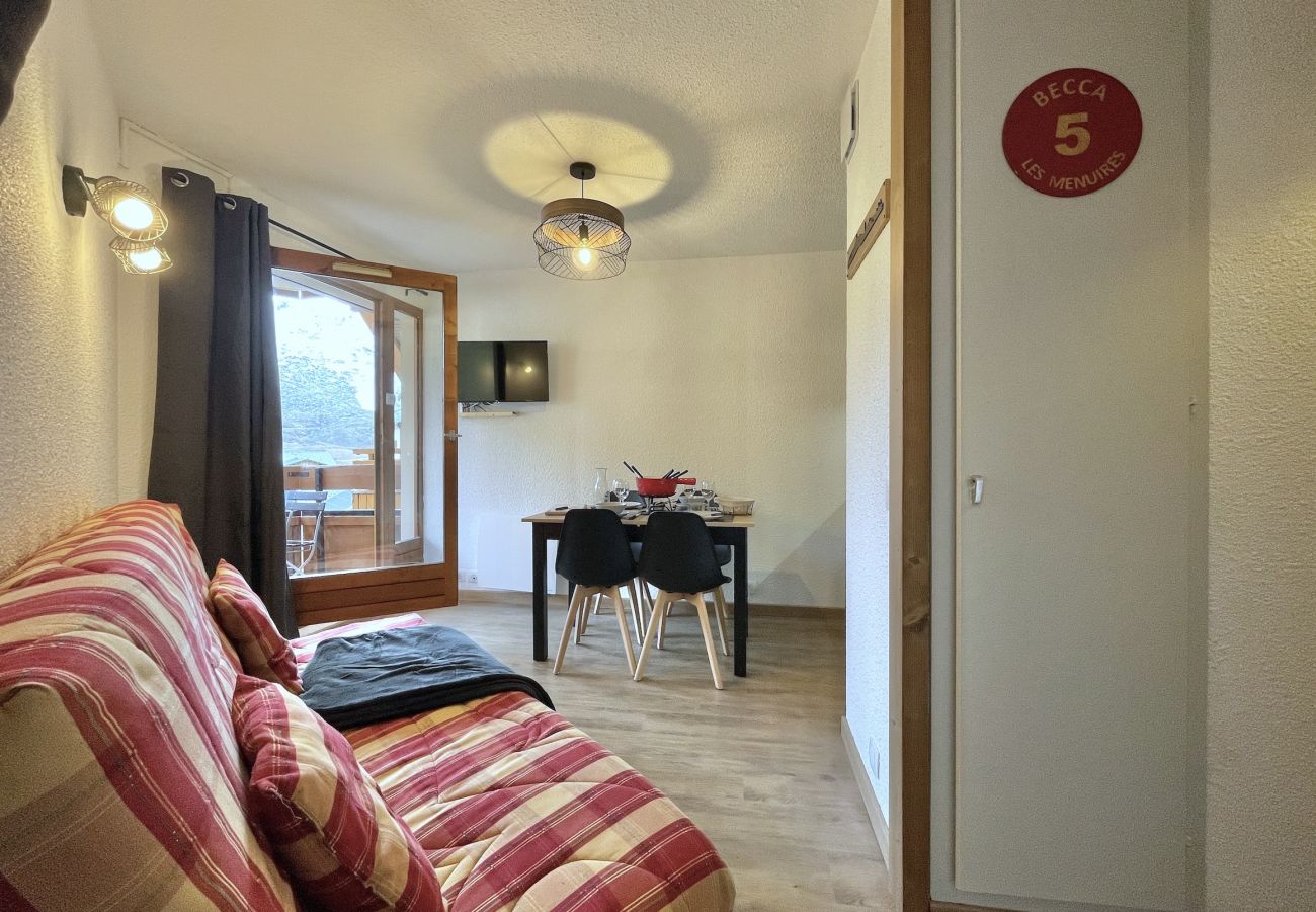 Apartment in Les Menuires - (CI.55) 2 pièces coin montagne Sud skis aux pieds