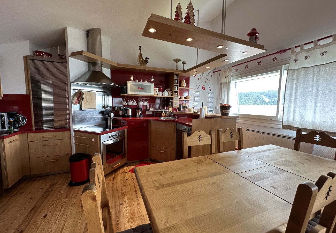Apartment in Le Lioran - Appartement spacieux avec cheminée