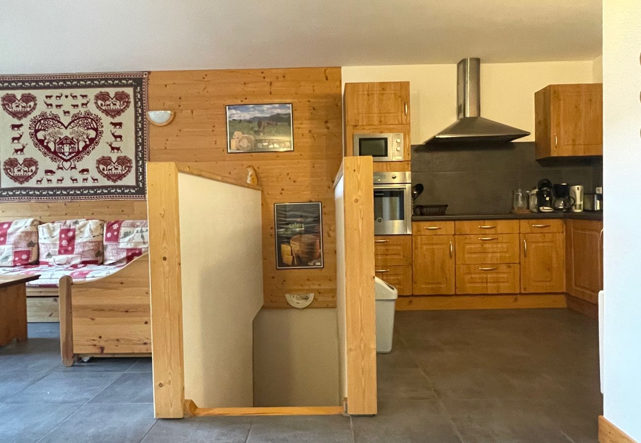 Apartamento en Le Lioran - Rocher du Cerf, skis aux pieds, 3 ch,2 sdb