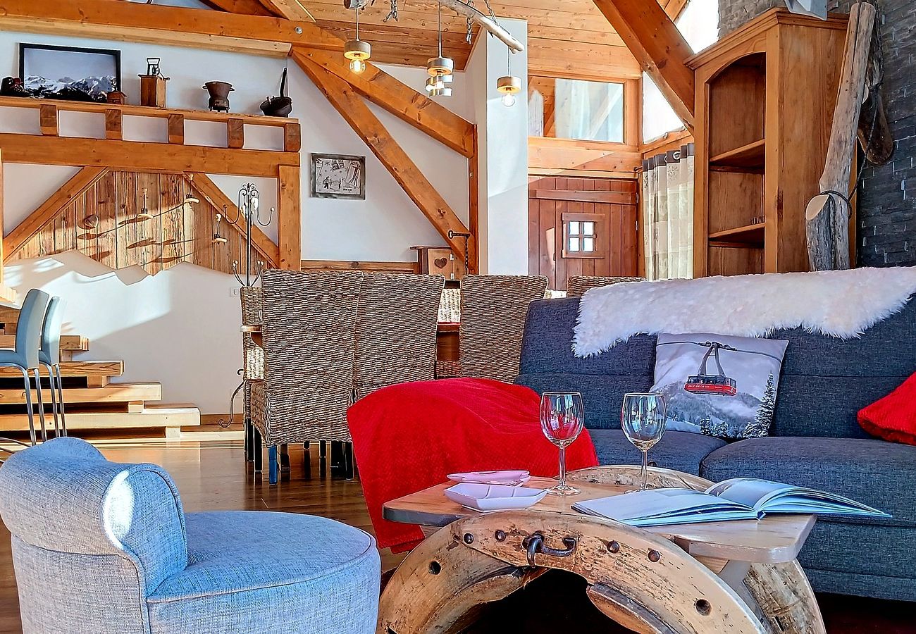 Apartamento en Les Menuires - (0.med) Spacieux appartement Les Menuires skis aux