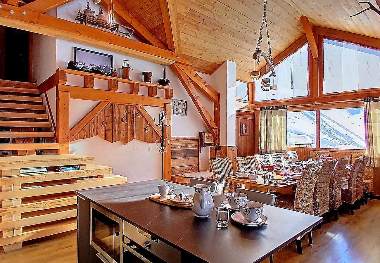Apartamento en Les Menuires - (0.med) Spacieux appartement Les Menuires skis aux