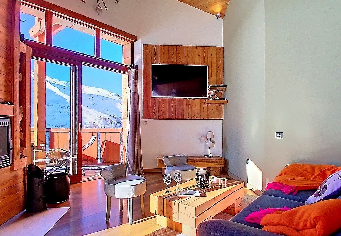 Apartamento en Les Menuires - (0.med) Spacieux appartement Les Menuires skis aux