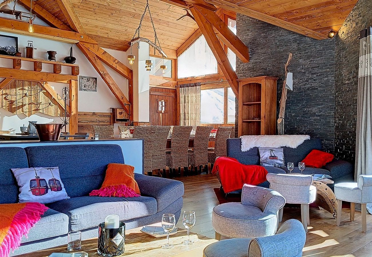 Apartamento en Les Menuires - (0.med) Spacieux appartement Les Menuires skis aux