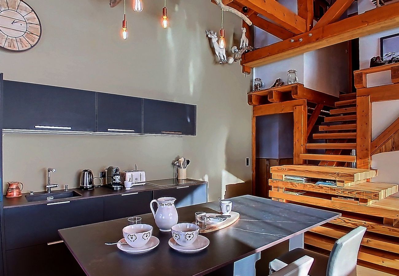 Apartamento en Les Menuires - (0.med) Spacieux appartement Les Menuires skis aux