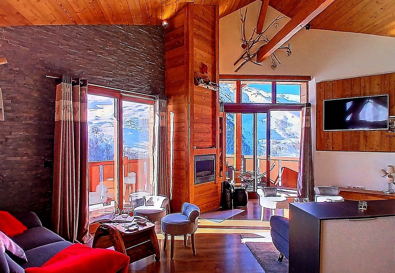 Apartamento en Les Menuires - (0.med) Spacieux appartement Les Menuires skis aux