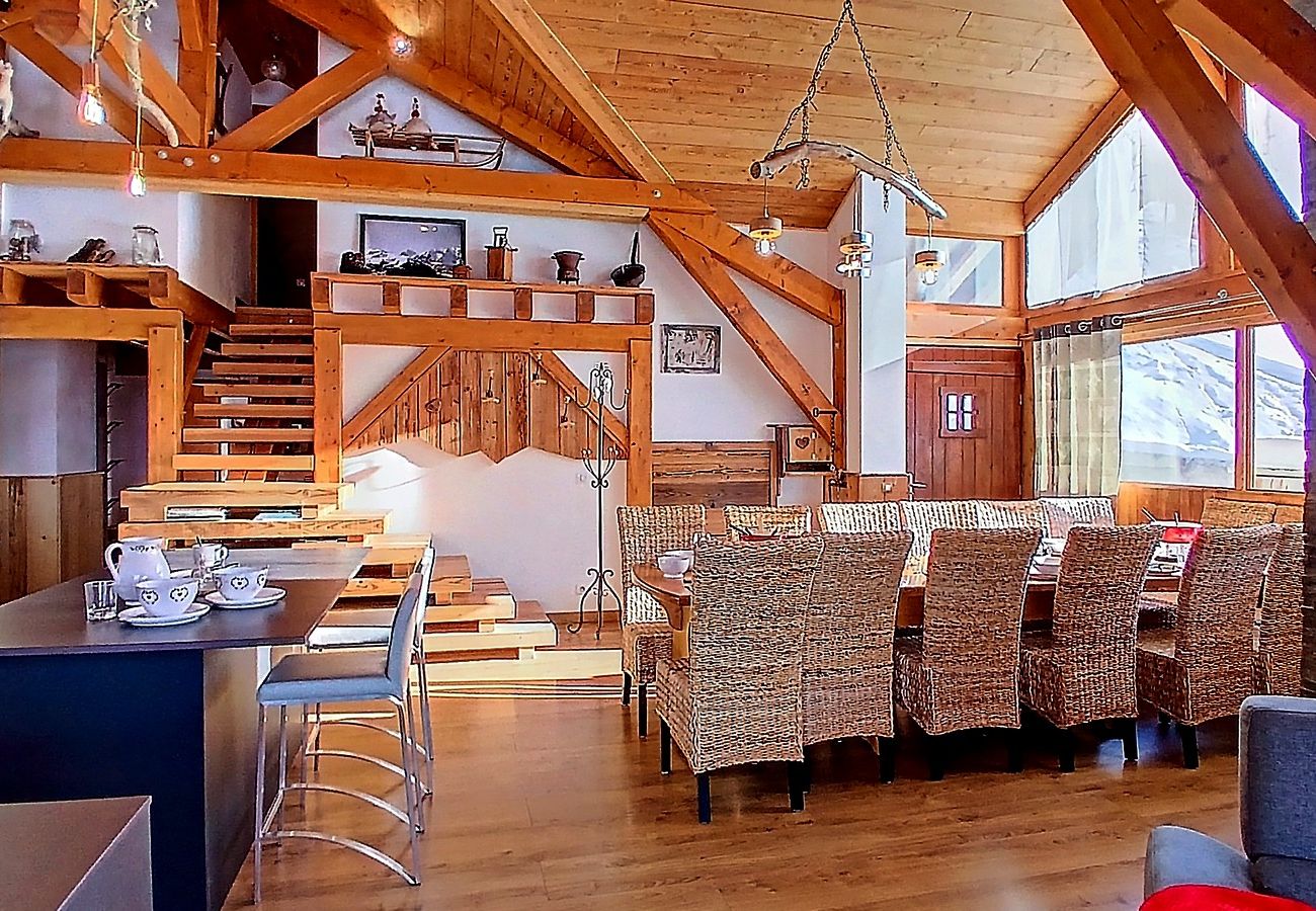 Apartamento en Les Menuires - (0.med) Spacieux appartement Les Menuires skis aux