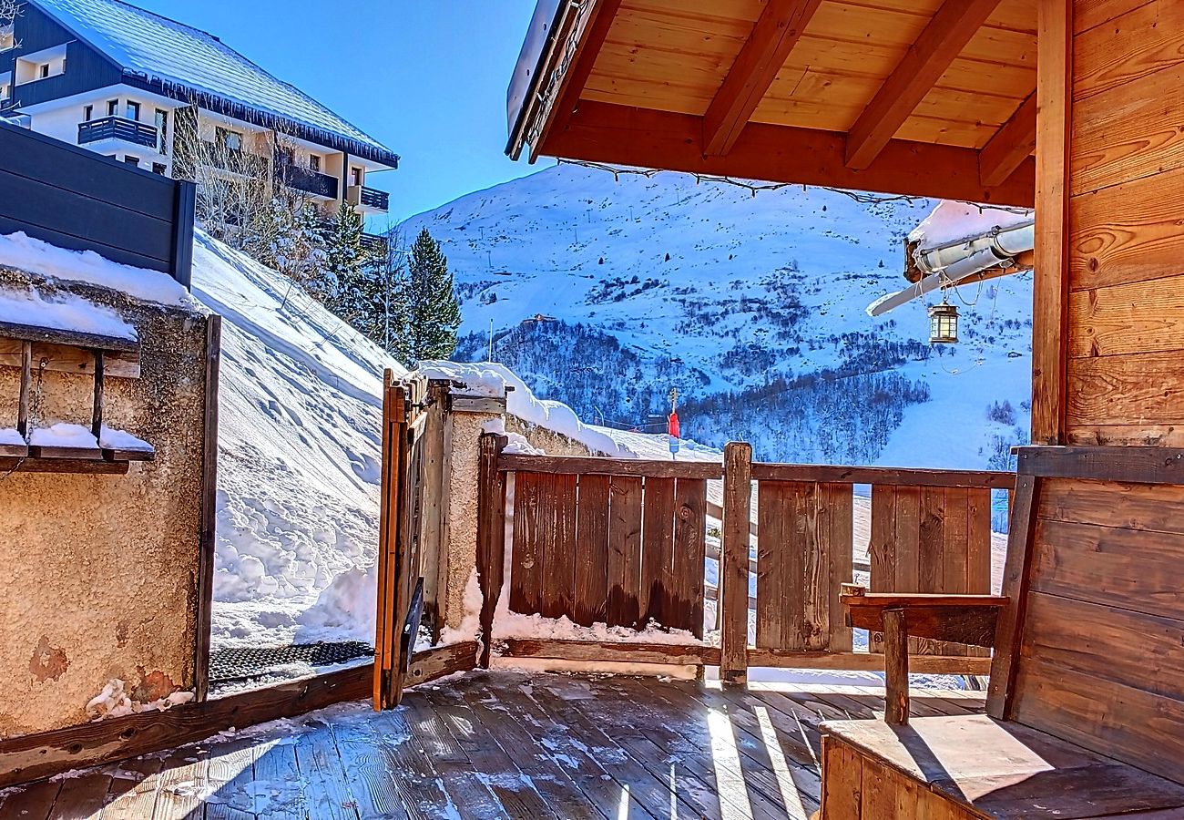 Apartamento en Les Menuires - (0.med) Spacieux appartement Les Menuires skis aux