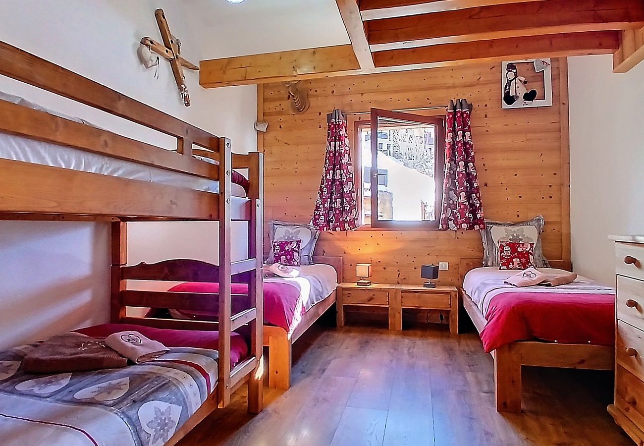 Apartamento en Les Menuires - (0.med) Spacieux appartement Les Menuires skis aux