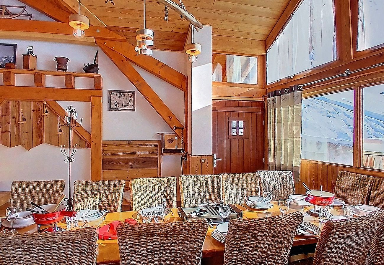 Apartamento en Les Menuires - (0.med) Spacieux appartement Les Menuires skis aux