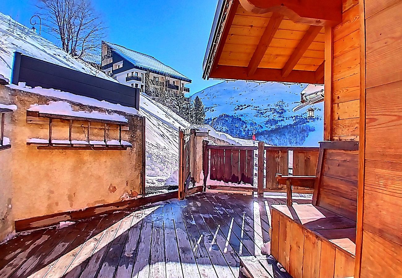 Apartamento en Les Menuires - (0.med) Spacieux appartement Les Menuires skis aux