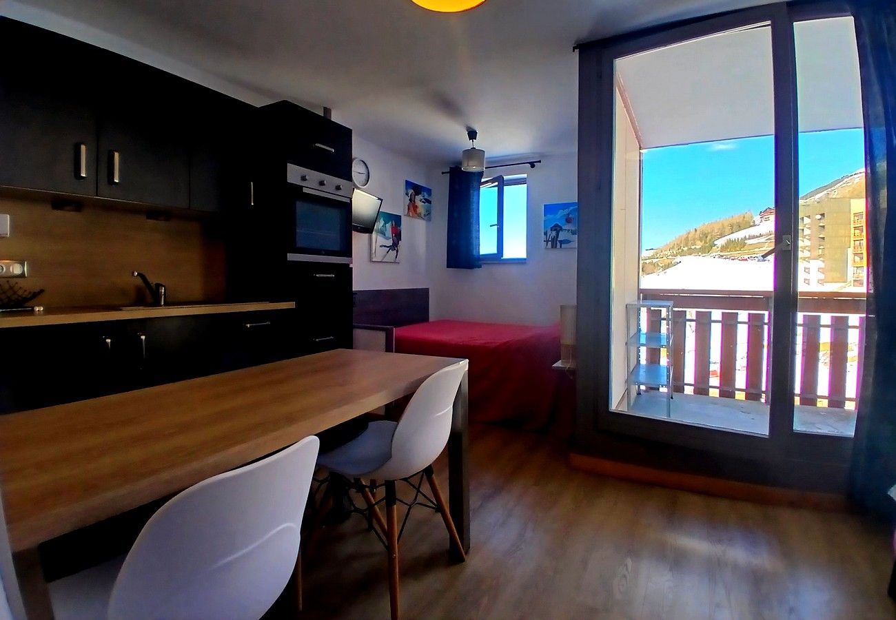 Estudio en Les Menuires - (10.2706) Grand studio skis aux pieds Les Menuires