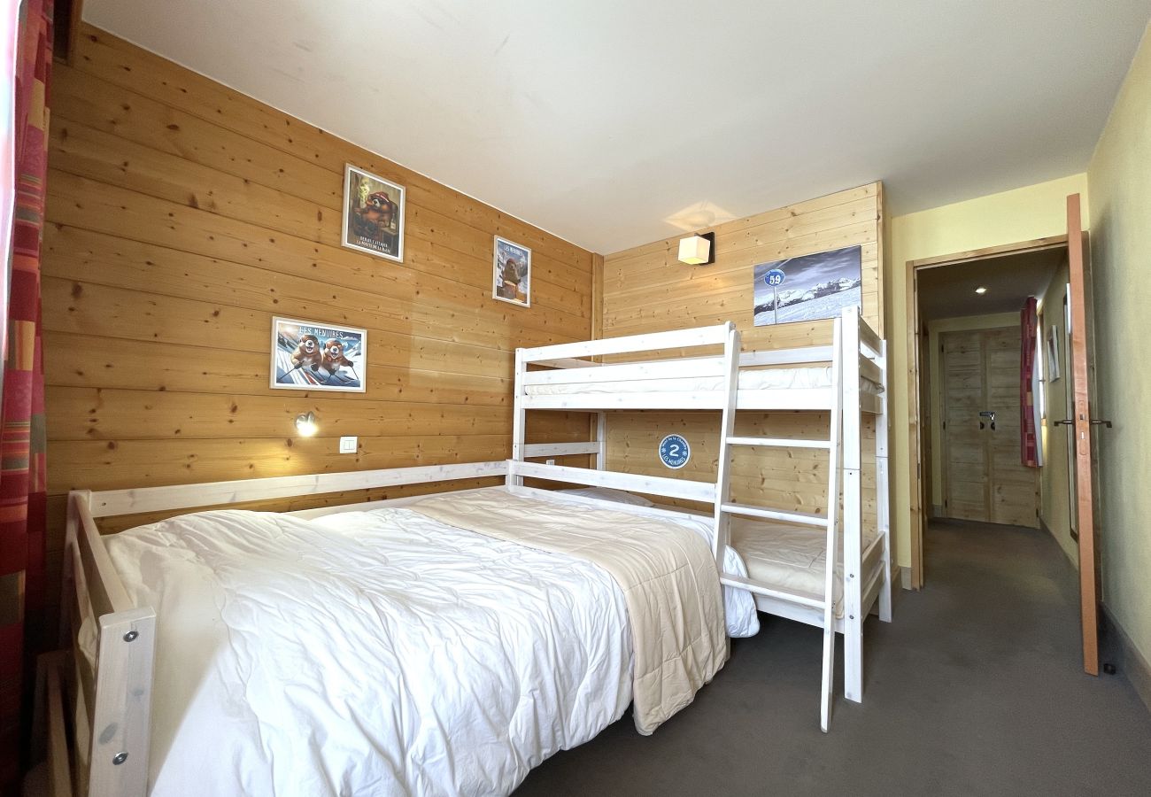 Apartamento en Les Menuires - (AC.306) Spacieux T2 skis aux pieds coeur Menuires
