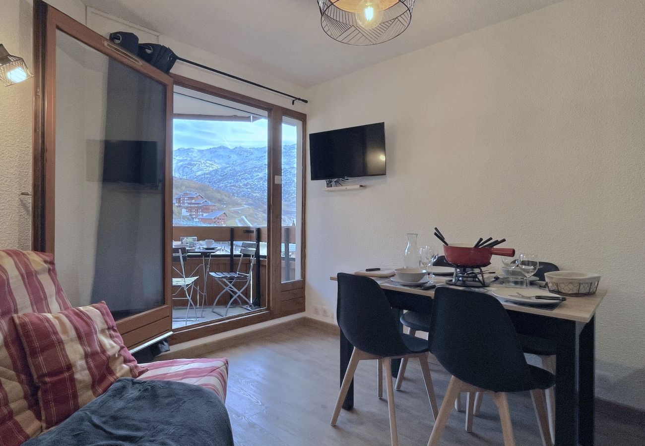 Apartamento en Les Menuires - (CI.55) 2 pièces coin montagne Sud skis aux pieds