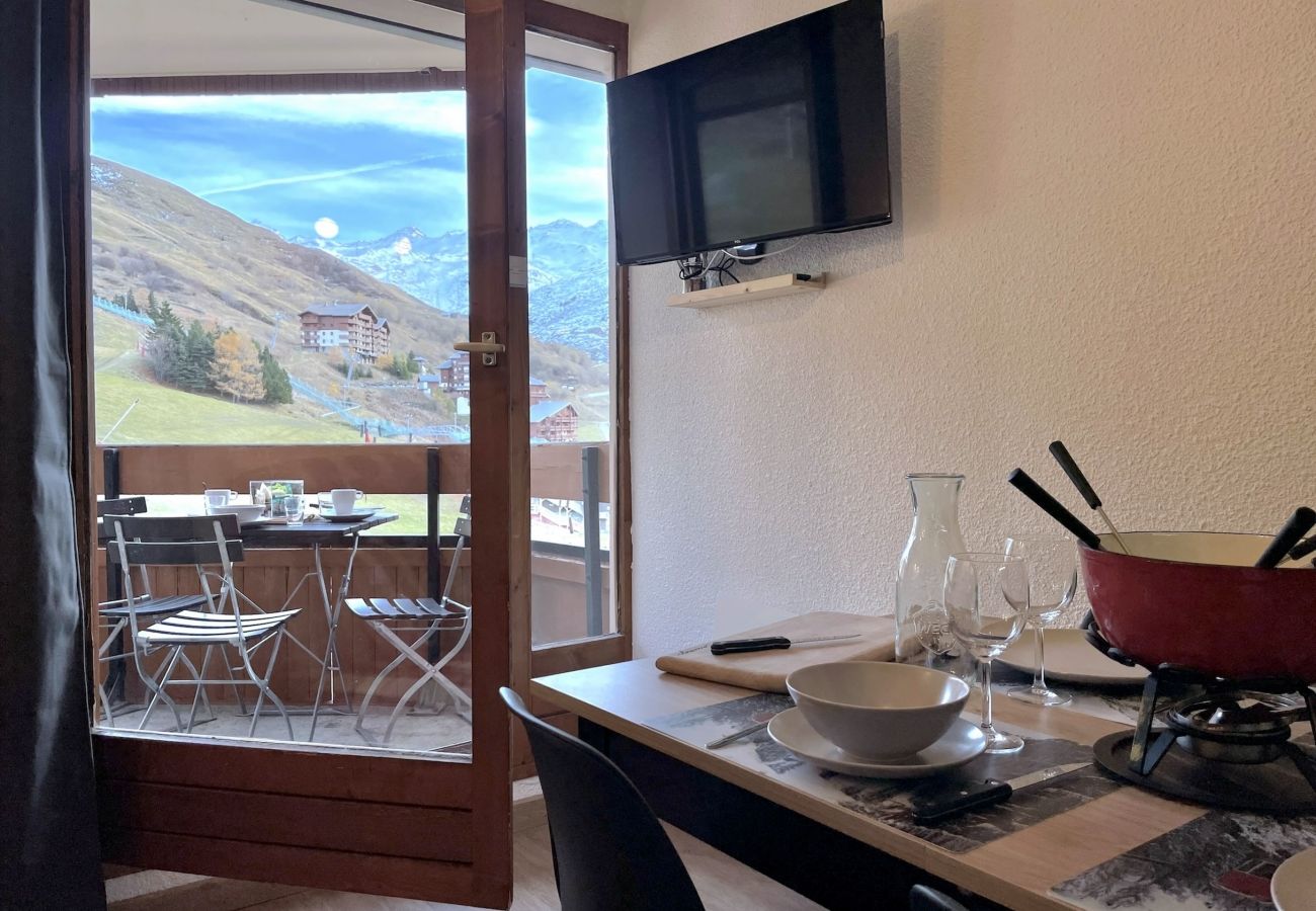 Apartamento en Les Menuires - (CI.55) 2 pièces coin montagne Sud skis aux pieds