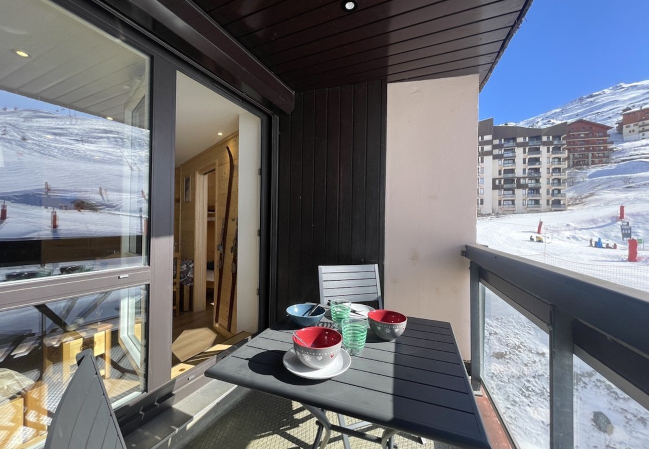 Apartamento en Les Menuires - (SO.414) T2 skis aux pieds  3 Vallées parking WIFI