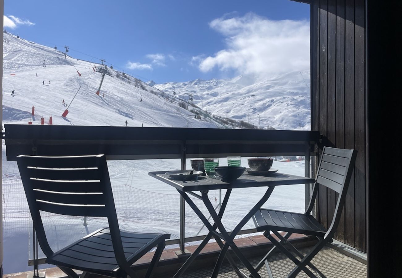 Apartamento en Les Menuires - (SO.414) T2 skis aux pieds  3 Vallées parking WIFI