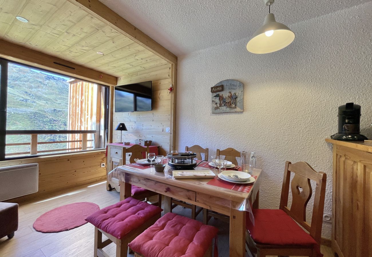 Apartamento en Les Menuires - (BZ.55) 2 pièces vue montagne, skis aux pieds