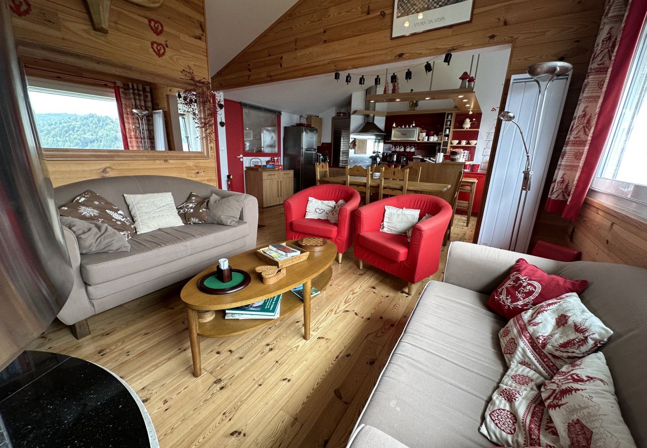 Apartamento en Le Lioran - Appartement spacieux avec cheminée