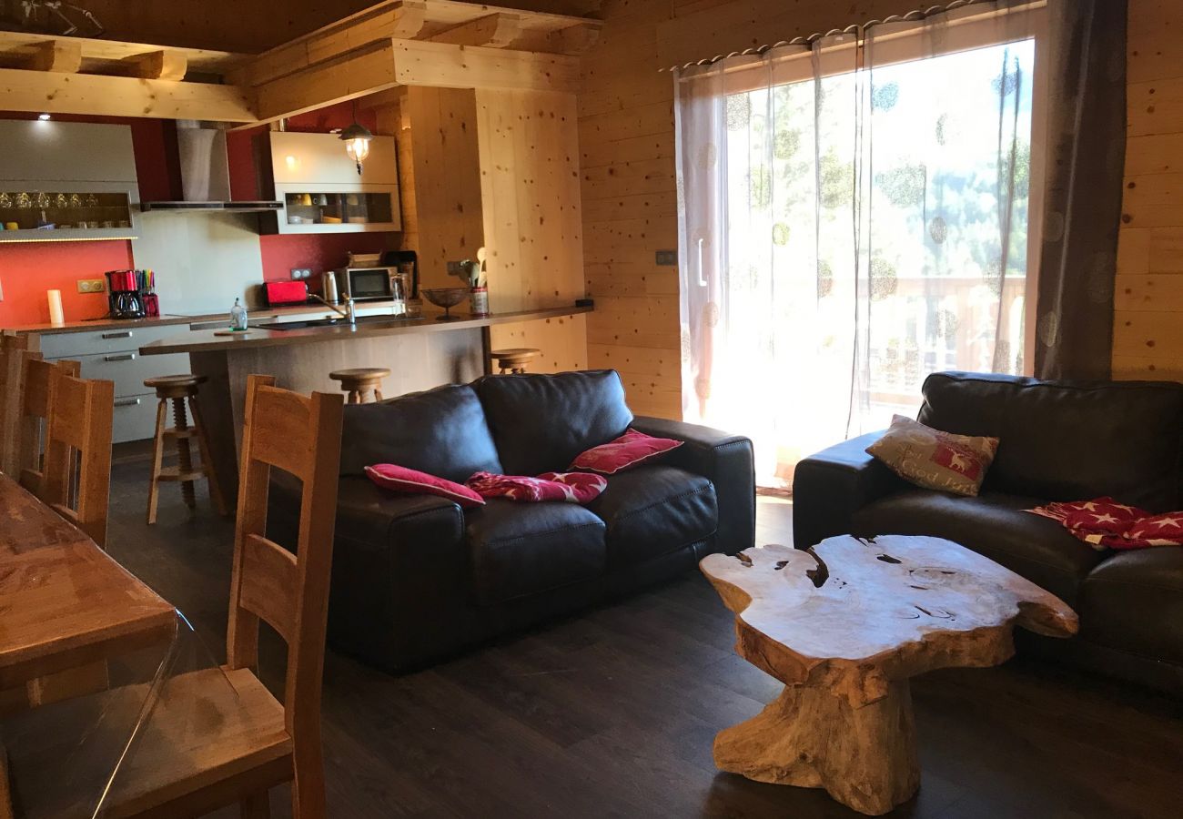 Appartement à Le Lioran - Chalet neuf, spa, sauna, terrasses Sud