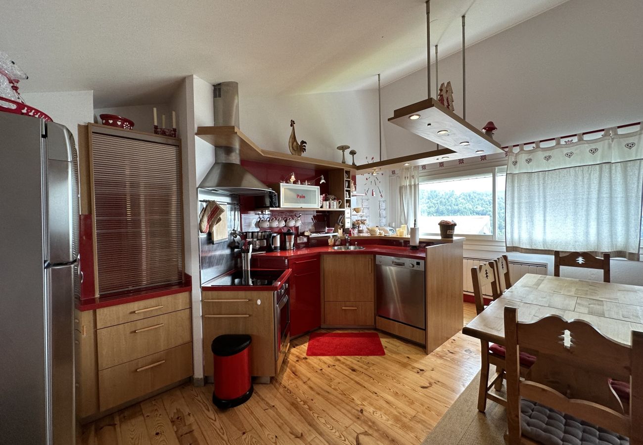 Appartement à Saint-Jacques-des-Blats - Appartement avec cheminée à altitude 1500