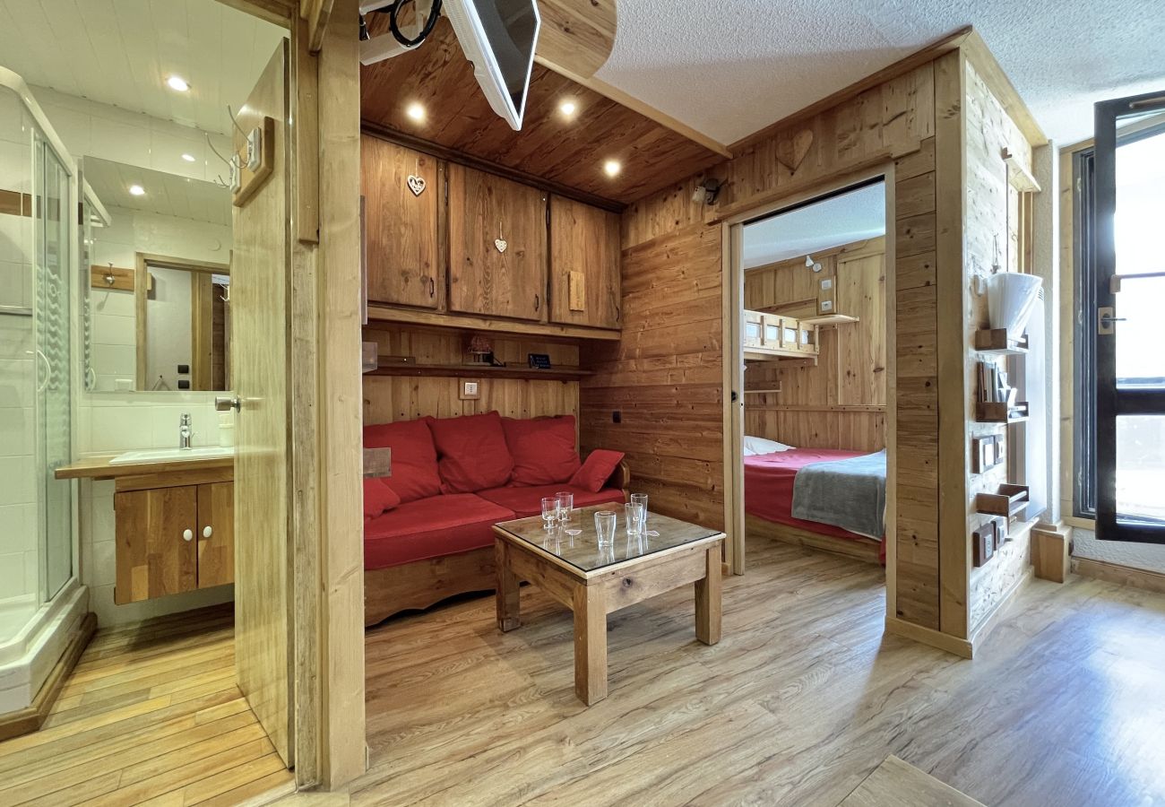 Appartement à Les Menuires - (14.003) Spacieux T2 skis aux pieds Les Menuires