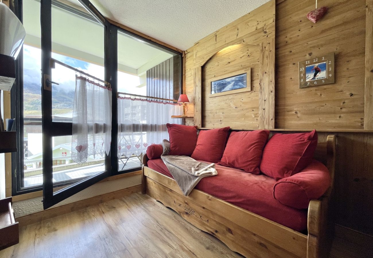 Appartement à Les Menuires - (14.003) Spacieux T2 skis aux pieds Les Menuires
