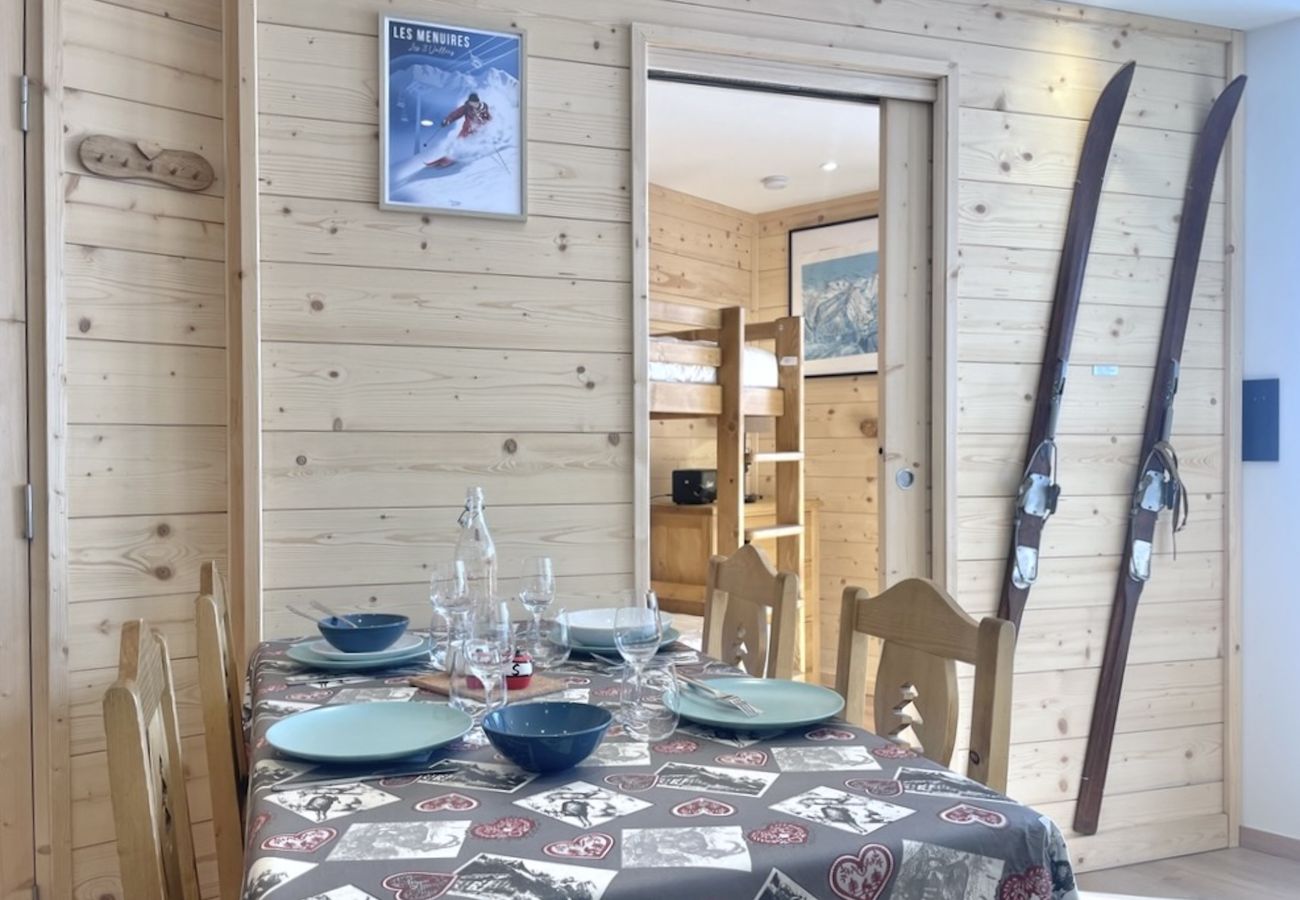 Appartement à Les Menuires - (SO.414) T2 skis aux pieds  3 Vallées parking WIFI