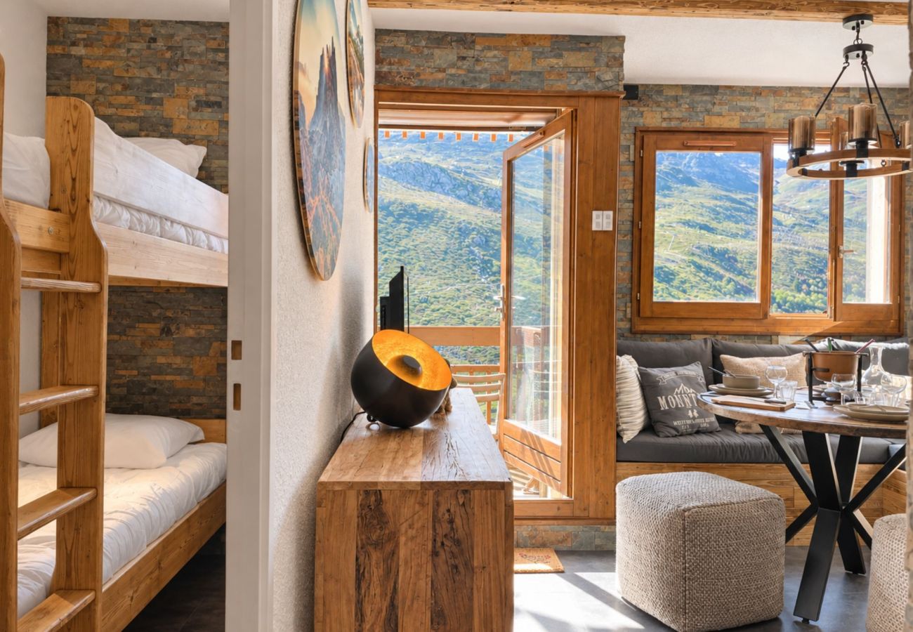Appartement à Les Menuires - (CI.17B) –Le refuge des Marmottes- Skis aux pieds