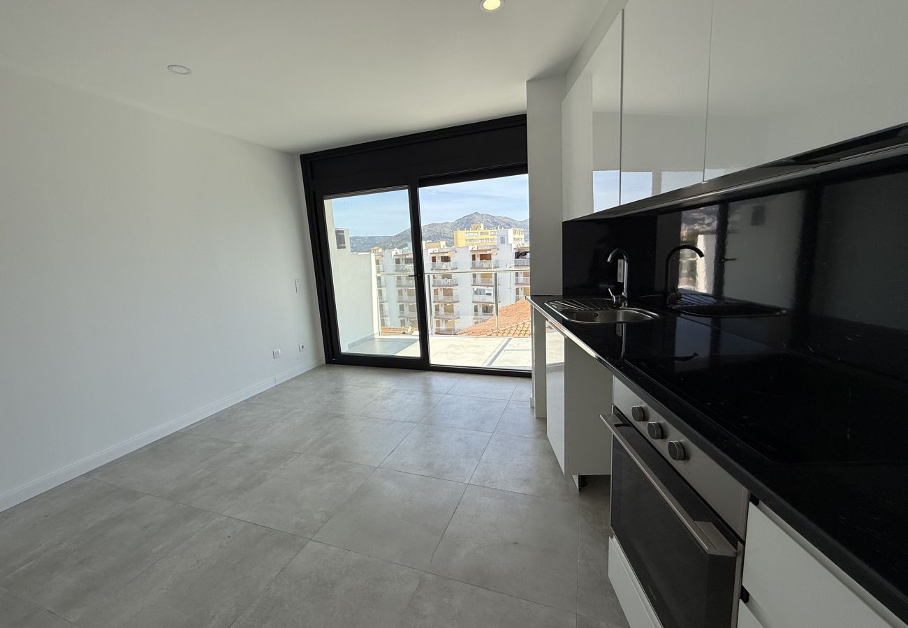 Appartement à Rosas / Roses - Appartement Atico avec vue à punta Llevant
